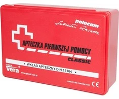 Vera Universali medicinos spinta raudonoje dėžutėje