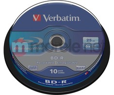 Verbatim BD-R 25 GB 6x10 vnt (43742)