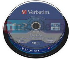 Verbatim BD- R DL 50 GB 6x 10 vienetų (43746)
