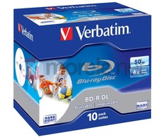 Verbatim BD- R DL 50 GB 6x 10 vienetų (V43736)