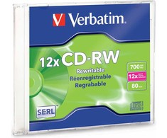 Verbatim CD-RW 700 MB 12x1 vnt (43167)