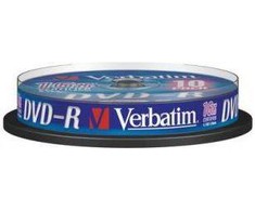 Verbatim DVD-R 4,7 GB 16x10 vnt (43523)