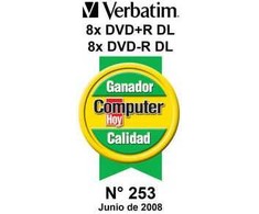 Verbatim DVD + R DL 8,5 GB 8x 10 vienetų (V43666)