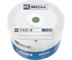 Verbatim 1x50 MyMedia DVD-R 4,7GB 16x Speed matt sidabrinis Wrap