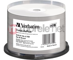 Verbatim DVD- R 4.7 GB 16x 50 vienetų (43755)