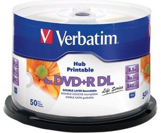 Verbatim DVD + R DL 8,5 GB 8x 50 vienetų (97693)