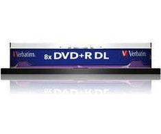 Verbatim DVD + R DL 8,5 GB 8x 10 vienetų (V43666)