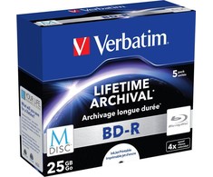 Verbatim BD-R 25 GB 4x 5 vnt (43823)