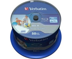 Verbatim BD-R 25 GB 6x 50 vienetų (43812)