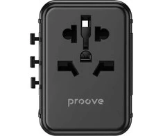 Verk Įkraunamas adapteris kelioniniam kištukui JAV JK ES 2x USB 1x USB-C 20W