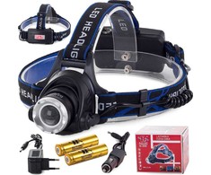 Žibintuvėlis czołowa Verk Bailong latarka czołowa zoom LED CREE XM-L3-U3 universalus