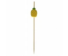 Verlo Bamboo Bambuko maisto lazdelės, 12 cm, ananasų skonio, 100 vnt.