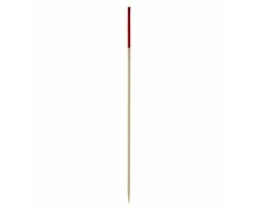 Verlo Bamboo Bambukinės maisto lazdelės, 15 cm, raudonais galais, 100 vnt.