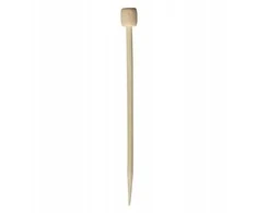 Verlo Bamboo Bambukinės maisto lazdelės, 7,2 cm, cilindro formos galais, 100 vnt.
