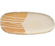 Verlo SAMTO Talerz owalny 35x15 cm kreminė