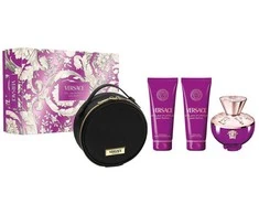 Kvepalų rinkinys moterims Versace Pour Femme Dylan Purple (EDP, 100 ml + dušo želė, 100 ml + kūno losjonas, 100 ml + kosmetinė)