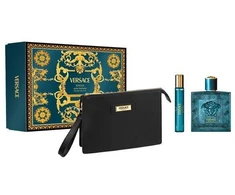 Versace Eros Pour Homme Eau De Toilette Purškiklis, 100 ml Set 3 Pieces