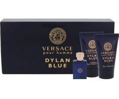 Kvepalai vyrams Versace Pour Homme Dylan Blue EDT 5ml + 25ml dušo želė + 25ml balzamas po skutimosi