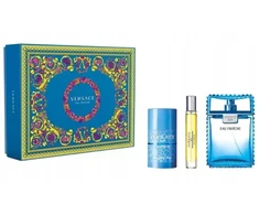 Set Versace: Eau Fraiche Eau De Toilette For Men, 100 ml + Eau Fraiche Eau De Toilette For Men, 10 ml + Eau Fraiche Dezodorantas Stick For Men, 75 ml