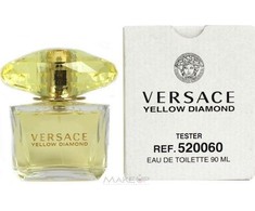 Testeris Versace Geltona Diamond EDT 90 ml su dangteliu