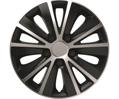 Versaco Ratų gaubtas 1 vnt. Rapide, juodas ir sidabrinis 15"
