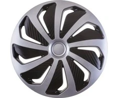 Versaco Ratų gaubtas 1 vnt. Wind, juodas ir sidabrinis 16"