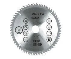 Pjovimo diskas Verto, 350x30 mm, 60Z