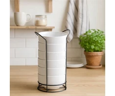 Vessia Rinkinys 6 misek ze stojakiem, 800 ml
