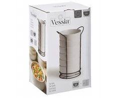 Vessia Rinkinys 6 misek ze stojakiem, 800 ml