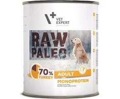 Vetexpert Drėgnas Šunų Maistas - RAW PALEO Monoproteinas Kalakutiena 800g Be Grūdų