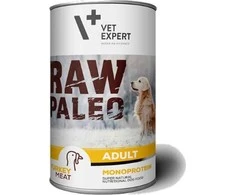 Vetexpert RAW PALEO Adult Monoprotein kalakutiena - wet dog food - 400g