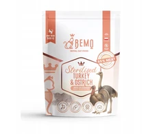BEMO Cat Sterilised kalakutiena &amp; Ostrich - dry cat food - 500g
