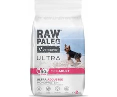 Vetexpert RAW PALEO Ultra Pork Mini Adult - sausas šunų maistas - 2kg