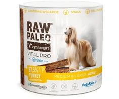 VetExpert Raw Paleo Vital Pro skin &amp;coat kalakutiena medium large 100g