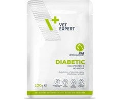 VET EXPERT Veterinary Diet Diabetic Cat - šlapias maistas katėms - 100g