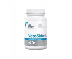 Raw Paleo VETEXPERT VetoSkin Small breeds – papildai šunims ir katėms – 60 tablečių