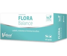 Gyvūnų papildai - Vetfood Flora Balance (120 vnt., virškinimo sveikatos palaikymas)