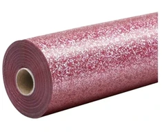 HTVRONT Glitter Heat Transfer Film, 30.5 cm x 90 cm (Rožinė)