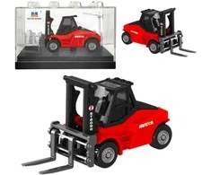 Raudonas kolekcinis šakinio krautuvo modelis Huina 1:80