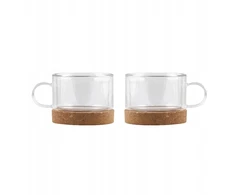 Vialli Design 2 stiklinės su dviguba sienele 220 ml (29323)