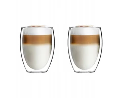 Vialli Design 2 aukštos stiklinės su dviguba sienele Noa 360 ml 29750