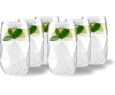 Vialli Design 6 aukštos stiklinės 400 ml Geo (32071)