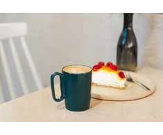 Vialli Design keraminis su ąsele 250 ml Fuori žalias 30039