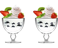 Vialli Design Dubenėliai desertui su dvigubomis sienelėmis 250 ml (8999)