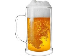 Vialli Design Dvisienis alaus bokalas 500ml AMO 1228