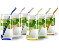 Vialli Design 12 dalių rinkinys 500 ml su šiaudeliais Vivo (32231)