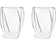 Vialli Design Rinkinys 2 stiklinių su dviguba sienele Cristallo 300 ml 25493