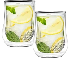 Vialli Design 2 stiklinių su dviguba sienele rinkinys Diamante 300 ml 25844