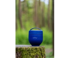 Vialli Design su pojemnikiem i łyżką Fuori 680 ml tamsiai mėlyna 30305