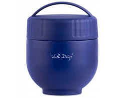 Vialli Design su pojemnikiem i łyżką Fuori 680 ml tamsiai mėlyna 30305